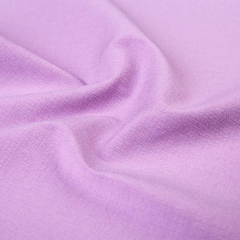 Linen Touch N/R Bengaline Checks Effect Fabric