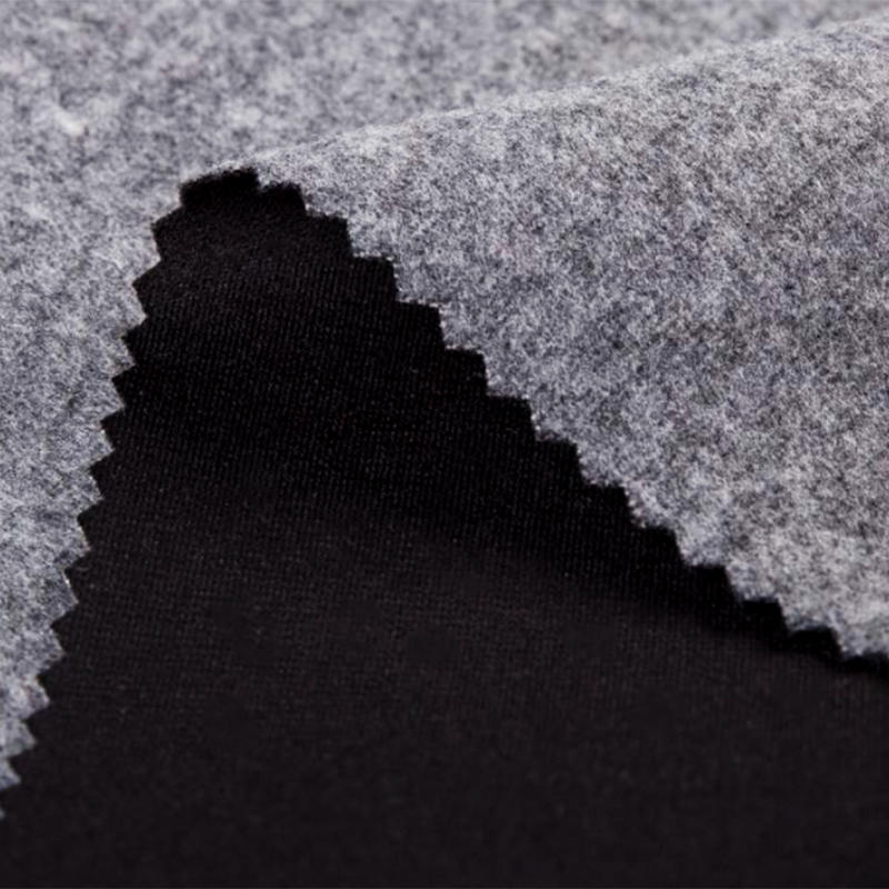 R/T Ponte Roma Brushed Melange Effect Plain Color Knit Fabric